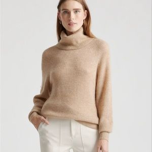 Quince Baby Alpaca Wool Turtleneck. Size Large. NWT